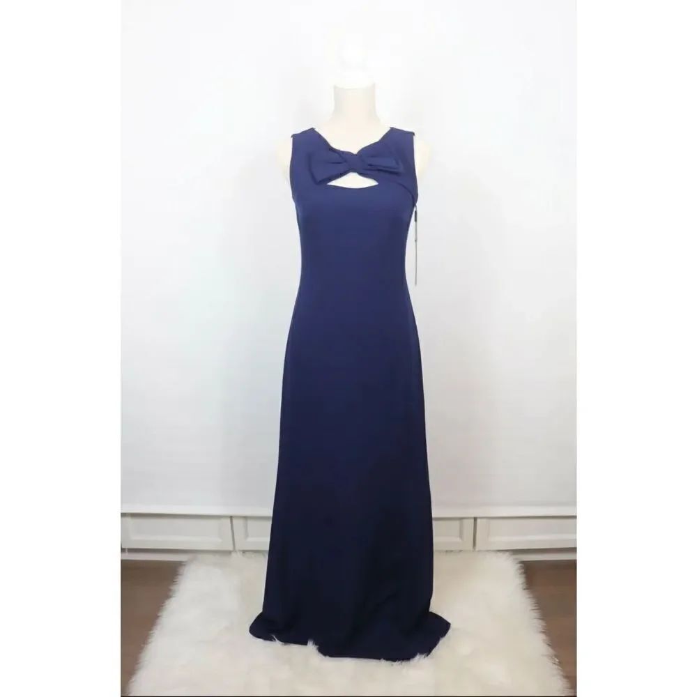 Karl Lagerfeld Bow Navy Dress
